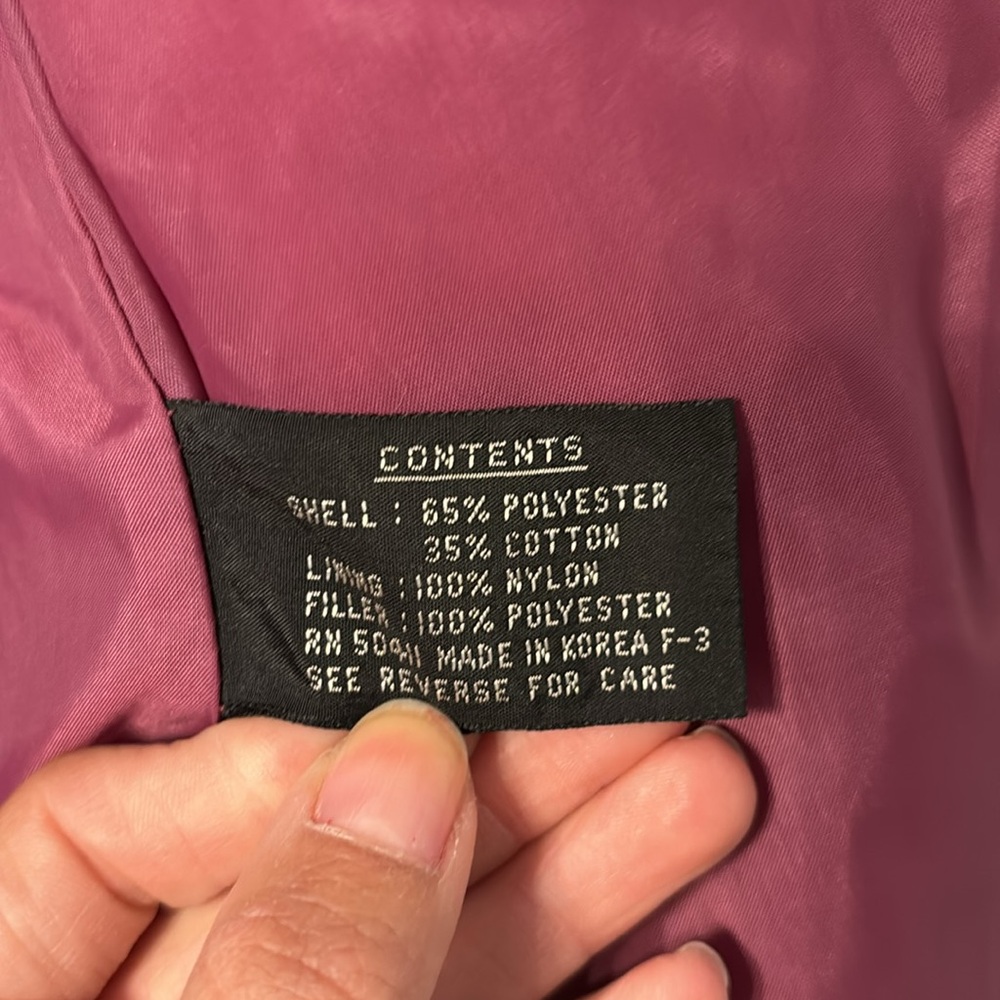 Inner Circle Puffer Jacket Size Medium - image 5